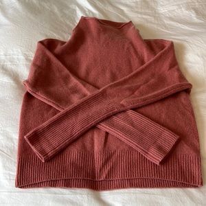 Wilfred Mock Neck Cashmere Sweater XS